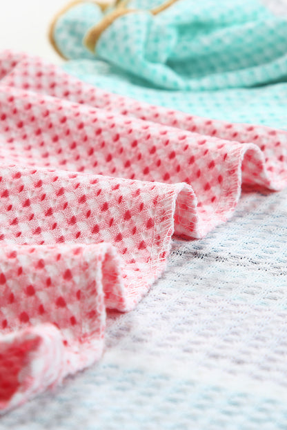 Multicolor Seamed Patchwork V Neck Plus Size Sleeveless Top