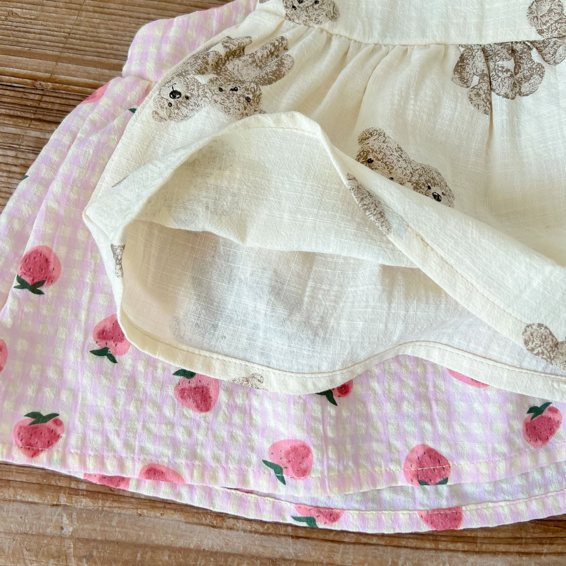 Baby's Home Wear Summer Printed Cotton Gauze Suspender Top Shorts Two-piece Set