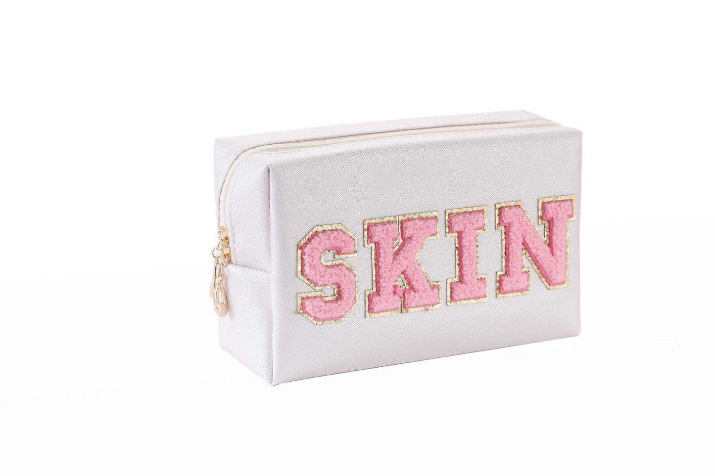 Towel Embroidery Letter Sticker Makeup Outdoor Travel Toiletry Bag