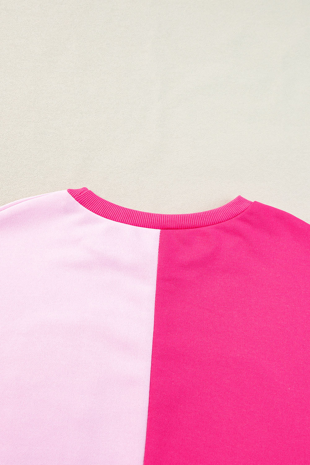 Pink Color Block Sequined Cowgirl Boots Graphic Sweatshirt I cease