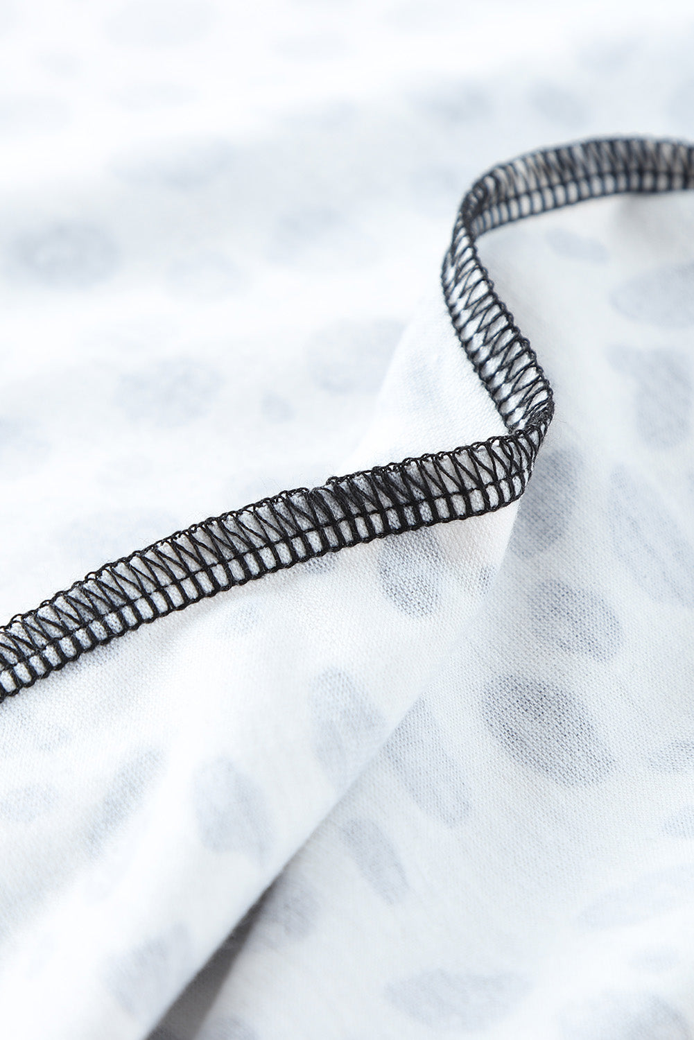 Black Ombre Leopard Print T-shirt