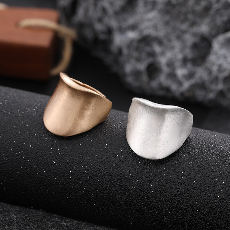 Elastic Metal Ladies Brushed Ring Wholesale