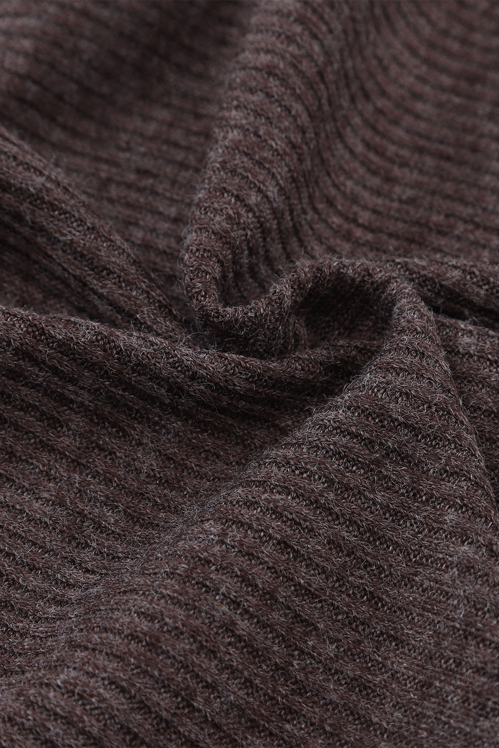 Black Buttoned Ribbed Knit Sleeveless Midi Bodycon Dress with Slit