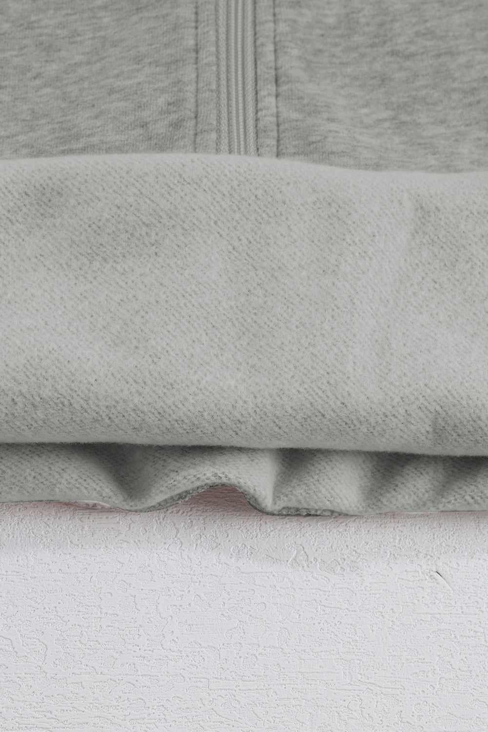 Khaki Printed Plaid Sleeve Patchwork Collared Textured Sweatshirt