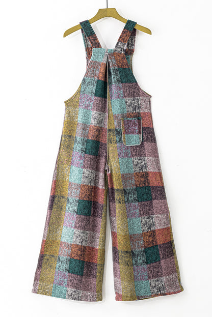 Multicolour Plaid Pocketed Shacket