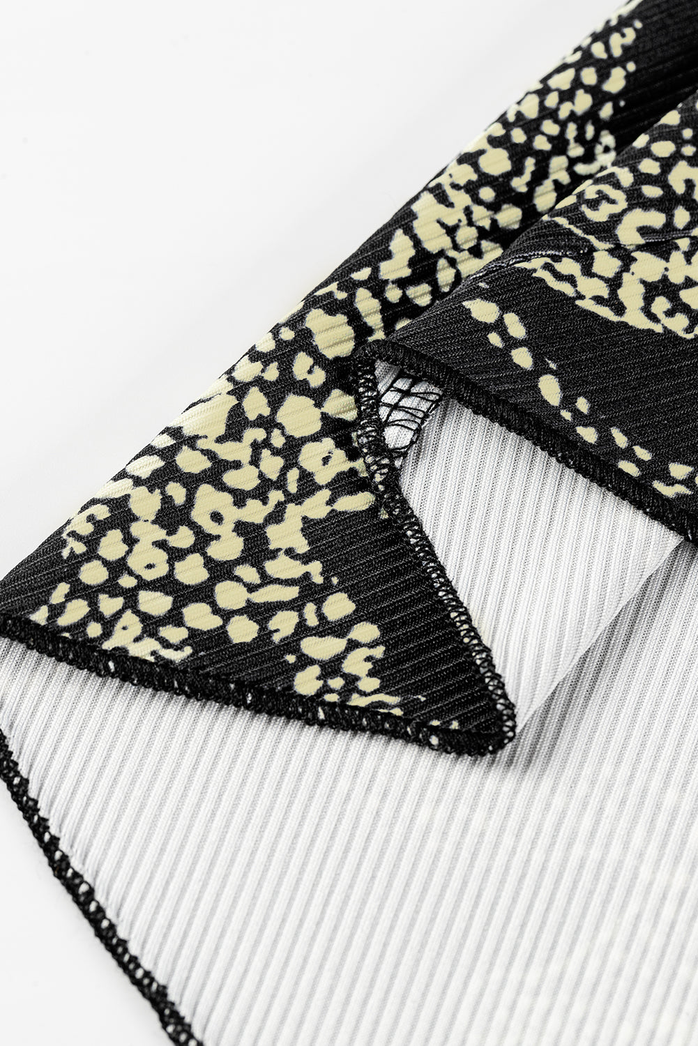 Black Plus Size Cheetah Print Puff Sleeve Ruffle Mini Dress