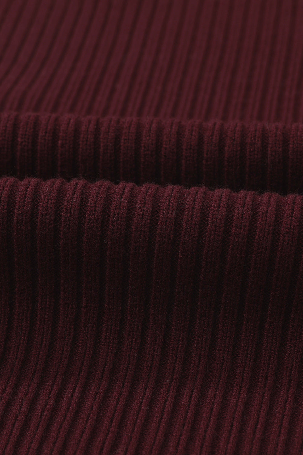 Apricot Ribbed V Neck Patched Chest Pocket Knit T-shirt