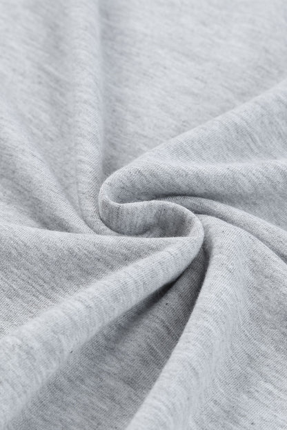 Dark Gray Drop Shoulder Sleeve Oversize Bodysuit