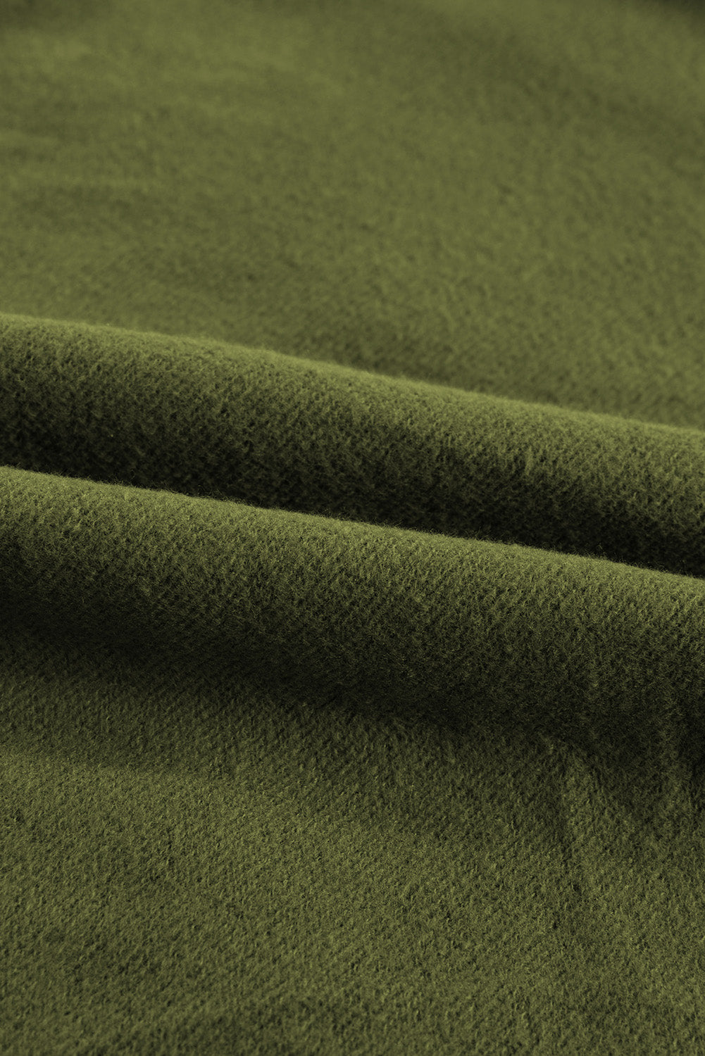 Khaki Printed Plaid Sleeve Patchwork Collared Textured Sweatshirt