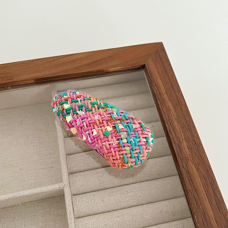 Retro Debutante Style Knotted Hair Hoop All-match Outing Barrettes BB Clip Hairpin