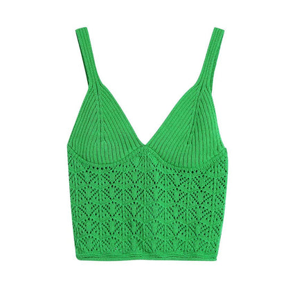 Women's Hollow Long Sleeve Knitted Jacket