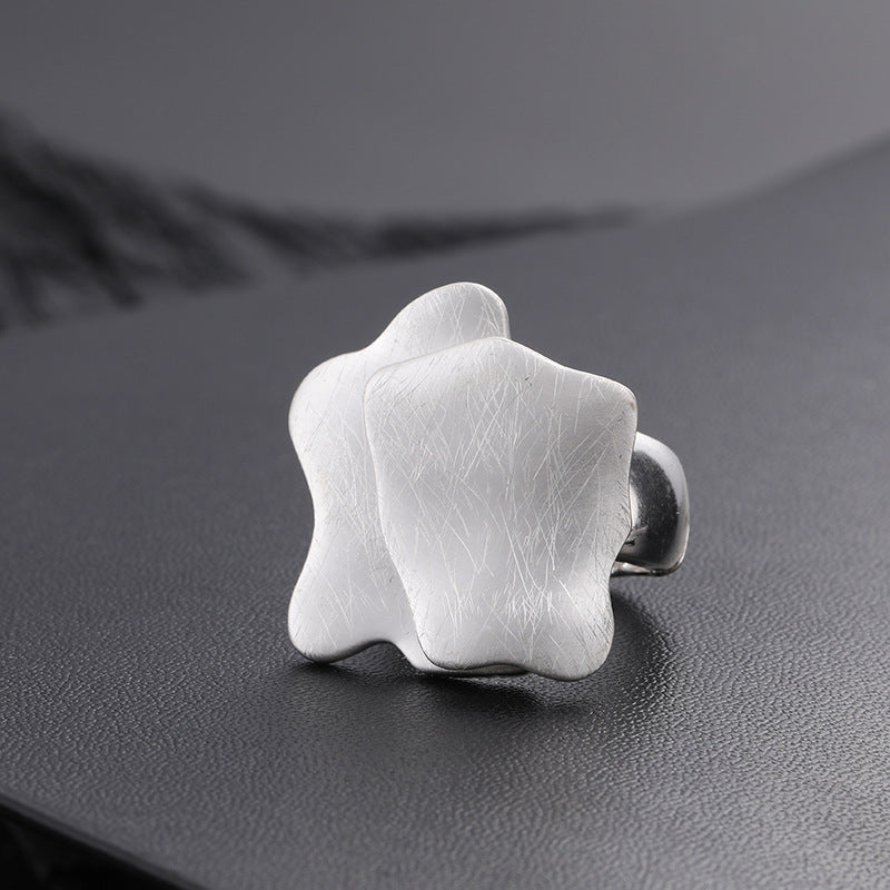 Elastic Metal Ladies Brushed Ring Wholesale