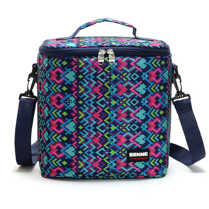 Outdoor Large Capacity Picnic Ice Pack Oxford Cloth Lunch Box PVC Insulated Bag