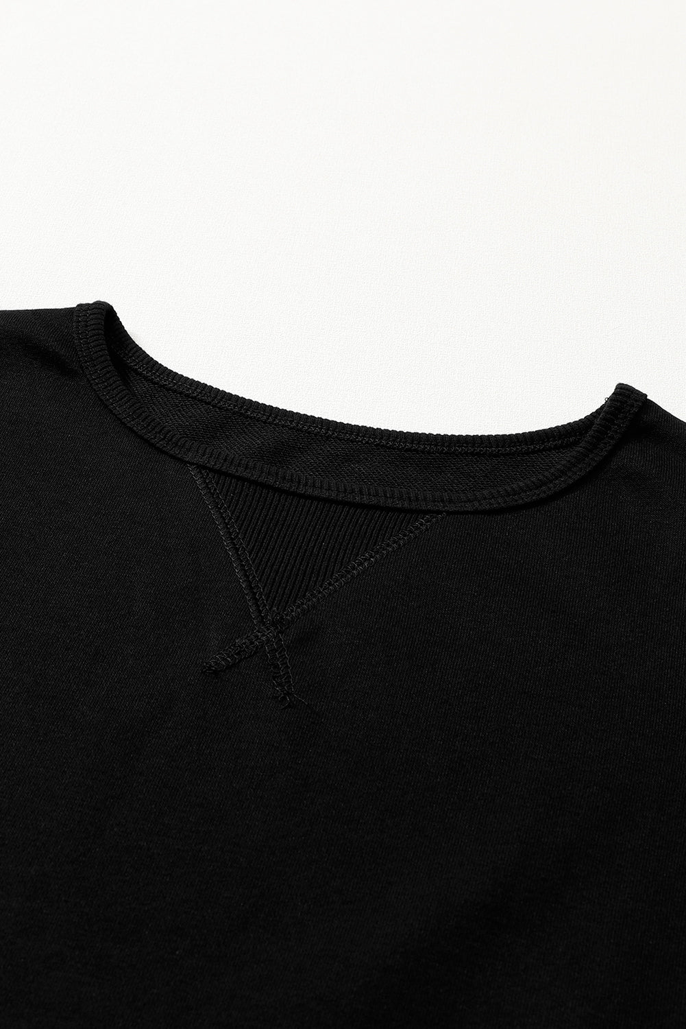 Black Game Day Sequin Rugby Pattern Ruffled Short Dress