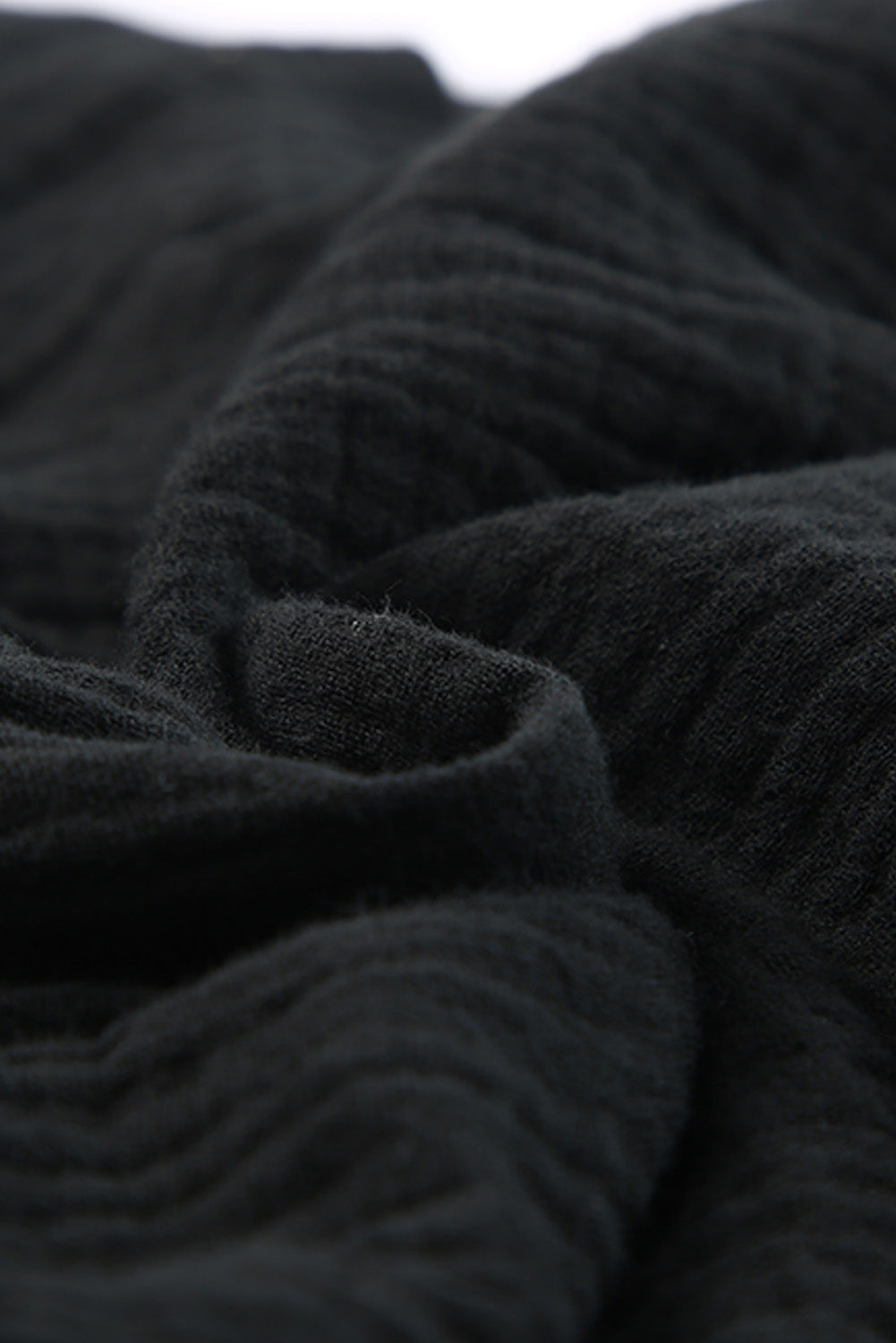 Gray Smocked High Waist Plus Crinkle Shorts