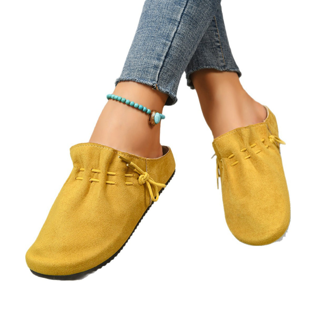 Stylish Minimalist Retro Casual Design Womens Slippers