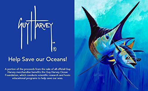 Guy Harvey Men's Bass Circle Short Sleeve Pocket T-Shirt, Sport Grey Heather/Bass, Medium