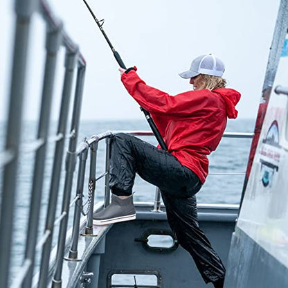 WTW Unisex Rain Boots for Men and Women, Waterproof Rubber Fishing Deck Boots Neoprene Boots Slip on Ankle Garden Shoes